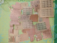 Cartes Alimentation 1944-45 Tickets Rationnement Carte Vêtements Ww2