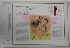 Feuillet CEF 1er jour 419 1977 Tableau Trémois Peintre