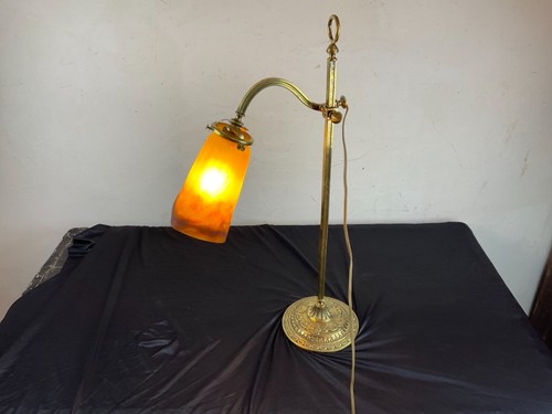 Art nouveau lampe - poser, col