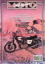 CHRONIQUES MOTO HS 1 TRIUMPH 1902-1993 Story Bonneville T20 Tiger Cub H Trident