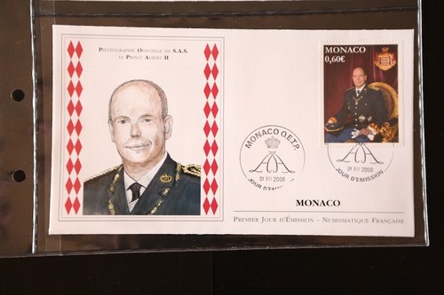 Enveloppe premier jour monaco - enveloppe,