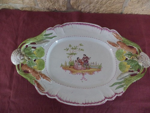 Ancien important plat - ancien,