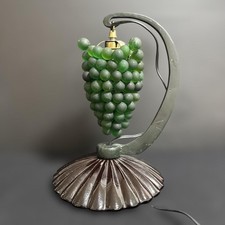 Lampe en verre de Murano en forme de raisin vert 11,8 pouces intérieur de col...