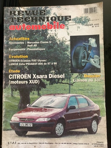 Revue technique automobile rta - automobile,