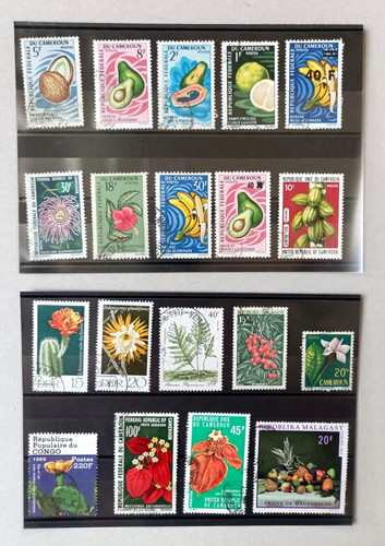 Lot timbres oblitérés - 19,