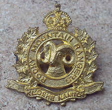 Cap Badge Canada WW2 "Rocky