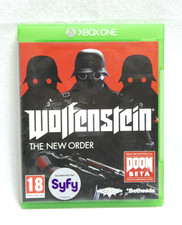 WOLFFENSTEIN THE NEW ORDER AVEC NOTICE JEU CONSOLE XBOX ONE MICROSOFT BETHESDA