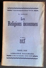 #152348 E. Gascoin, Les Religions inconnues