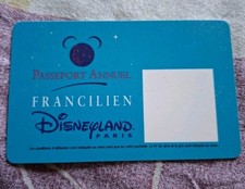 Rare carte vierge disney pass