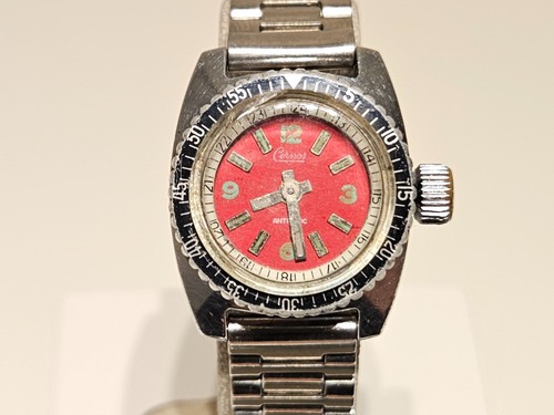 Vintage rare 22mm red dial - vintage,