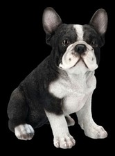 Français Bouledogue Chiots Figurine - Hotant Bully Chiens Jardin Déco Eleveur