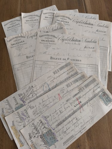 Lot vieux documents - lot,