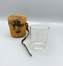 Ancien étui à verre de cure