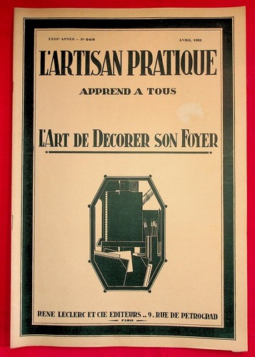 Artisan pratique 262 - l'artisan,