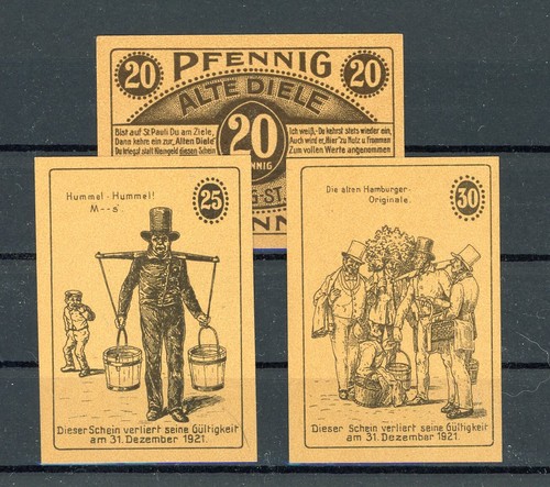 Hambourg billets notgeld - billets, de