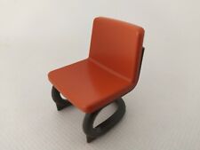 Playmobil Chaise De Bureau  Orange Ecole Meuble Accessoire Pièce Détachée 