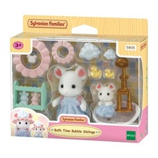 Le bain des freres Souris Marshmallow - SYLVANIAN FAMILIES - 5805