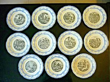 11 ASSIETTES ANCIENNES JEANNE