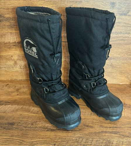 Sorel glacier black insulated - glacier,