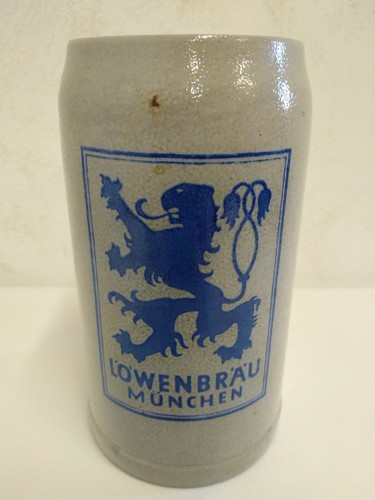 Chope lowenbrau terre - chope,