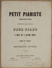 J. RUMMEL Le Voyage En Chine Piano Quatre Mains 1880 Musique