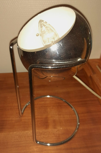 Lampe boule chrome - chrome, design