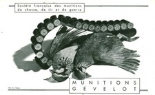 Publicité ancienne munitions