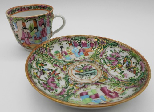 Tasse scene palais - &, oiseaux
