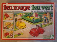 Jeu de société vintage Feu rouge Feu Vert NATHAN 1983