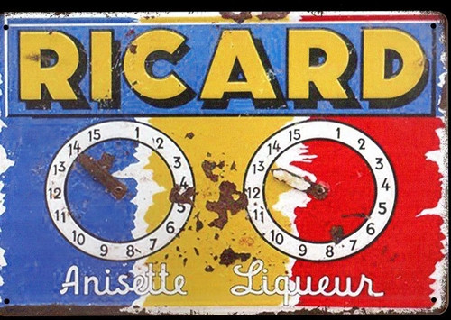 Plaque peinte publicitaire pub