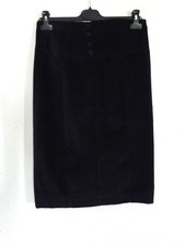 MAJE Jupe en velours noire Taille 36 TBE