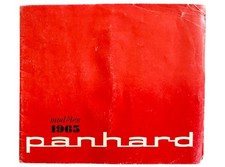 Dépliant original gamme Panhard 1965 – 14 pages. Voiture ancienne vintage