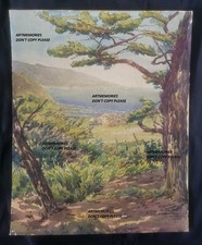 Aquarelle / carton c1950