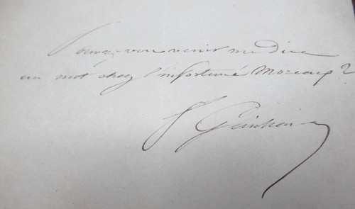 Francis guichardet autographe - francis,