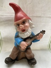 Gnome Nain De Jardin Zeho West Germany Guitariste