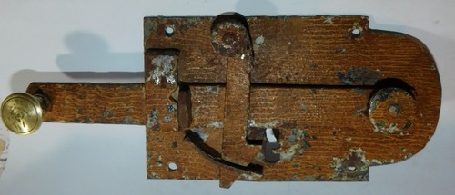 Ancienne serrure ressort - serrure, en