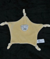 Doudou Plat Etoile Jaune