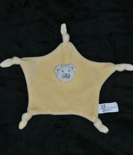 Doudou plat etoile jaune - doudou,