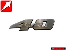 VW Original LT40 Avant Embleme Monogramme Logo Argent Brossé - 291853687AG