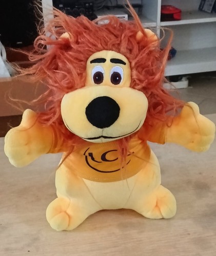 Peluche lion jaune orange - peluche, et