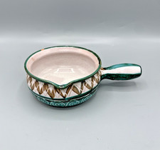 Poêlon caquelon en céramique signé Robert Picault – Vallauris années 50