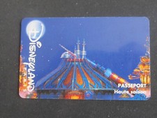 CARTE PASSEPORT DISNEYLAND EURO DISNEY EURODISNEY CHATEAU FRANCE PARIS 1995