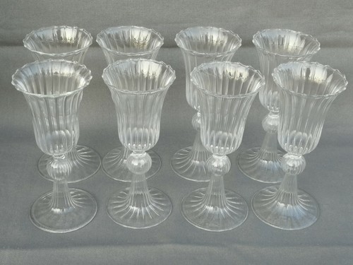 Lot verres vin murano - 8,