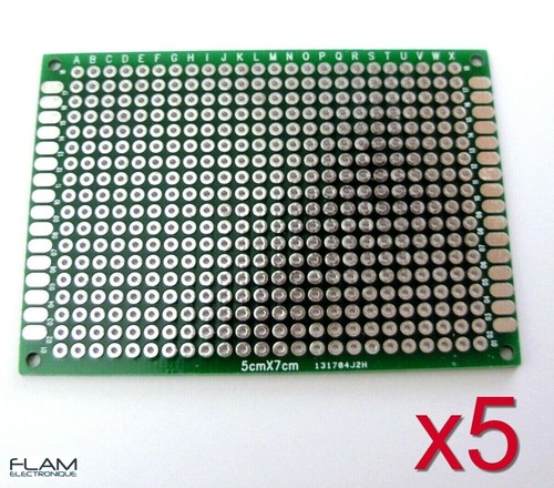 Plaque pcb prototype double - 5x,