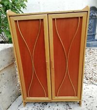 Ancienne Armoire de Poupée en Bois Années 60/70