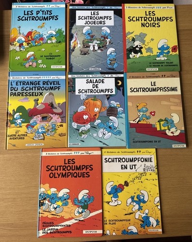 Lot les schtroumpfs - les,
