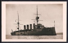 Ak Navire de Guerre Hms Antrim sur le Lac