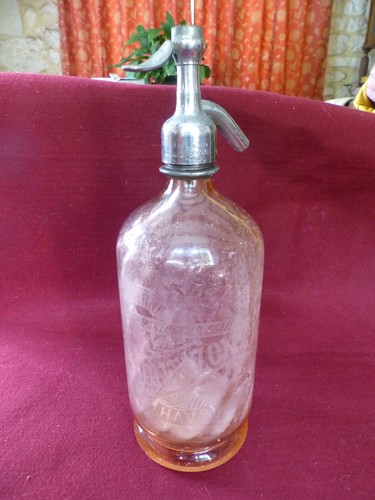 Ancien siphon bouteille eau - bouteille, de