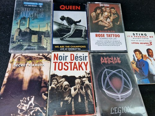 Lot cassettes audio - 8, k7