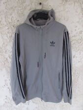 Veste à capuche ADIDAS rétro vintage jacket giacca felpa jacke trefoil kaki M